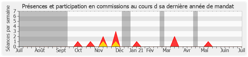 Participation commissions-annee de Patrick Bore