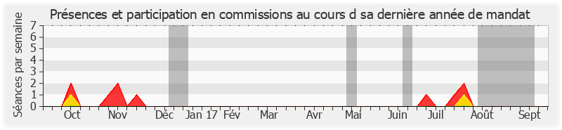 Participation commissions-annee de Pierre Camani